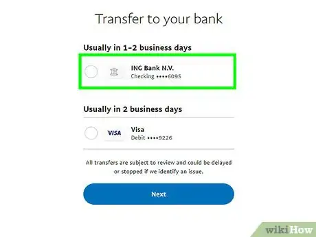 Image titled Transfer Money from PayPal to a Bank Account Step 15