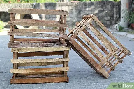 Image titled Make a Crate Coffee Table Step 1