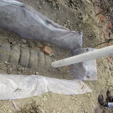 Image titled 7 little soil to close off the tank and protect it from the small stone layer, falling small stones IMG_0469