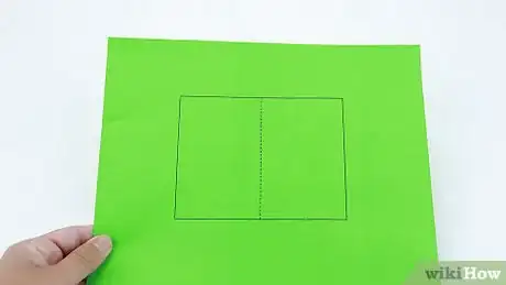 Image titled Make a Christmas Tree Pop up Card (Robert Sabuda Method) Step 2