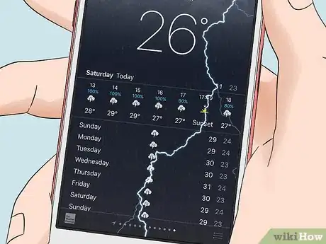Image titled Stay Safe During a Lightning Storm Step 1