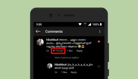 Image titled Pin a comment Instagram.png