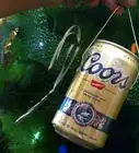 Make Beer Can Christmas Ornaments