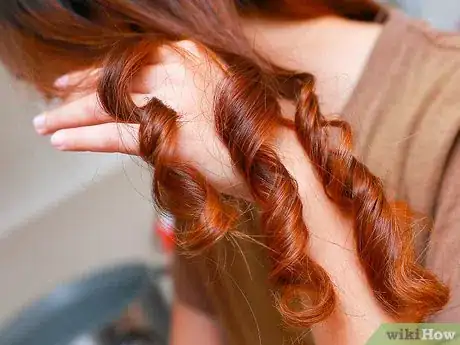 Image titled Curl Your Hair with Tongs Step 13