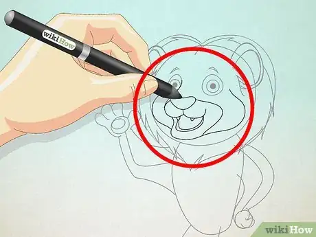 Image titled Draw a Cartoon Lion Step 10