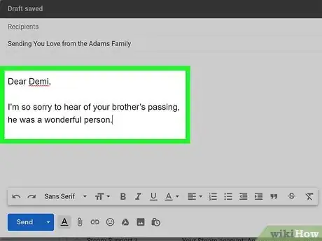 Image titled Express Condolences in an Email Step 9