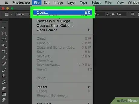 Image titled Convert an Image Into a Line Drawing Using Photoshop Step 1