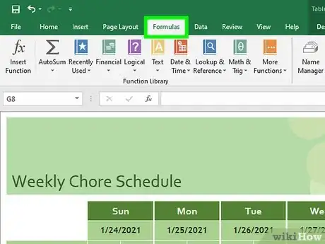 Image titled Hide Cell Formulas in Excel Step 1