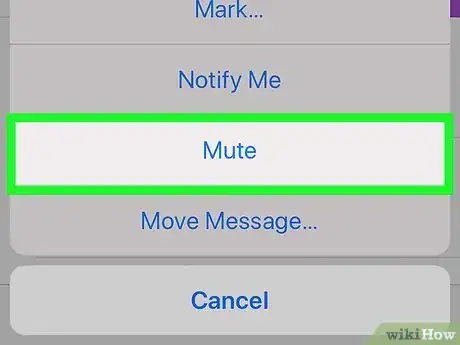 Image titled Mute in the Mail App on iPhone or iPad Step 4