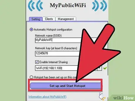 Image titled Set Your Laptop Up As a WiFi Range Extender with MyPublicWiFi Step 6