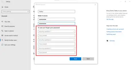 Image titled Windows 10 Create Guest Account but not really guest security questions.png