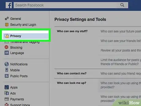 Image titled Avoid Being Stalked on Social Media Step 1