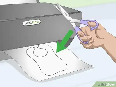 Image titled Cut and Sew a Baby Bib With Snaps Step 2