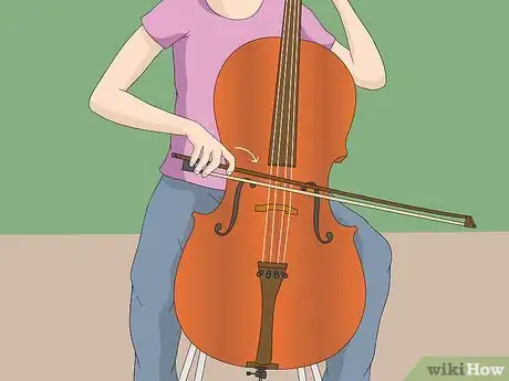 Image titled Play Different Cello Bow Techniques Step 1