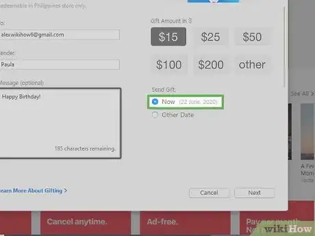 Image titled Transfer iTunes Credit Step 8