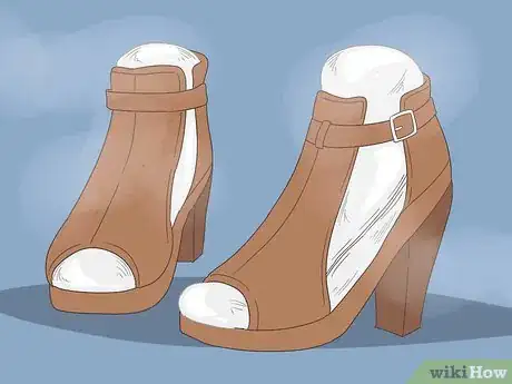 Image titled Stretch Open Toe Leather Shoes Step 5