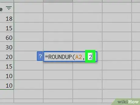 Image titled Round Up on Google Sheets on PC or Mac Step 6