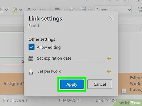 Image titled Share an Excel Workbook Online Step 4