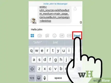 Image titled Chat Using Facebook Messenger App on iOS Step 12