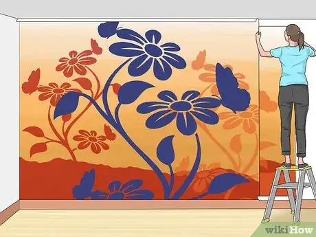 Image titled Hang Mural Wallpaper Step 22