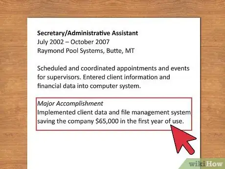 Image titled Write a Chronological Resume Step 9