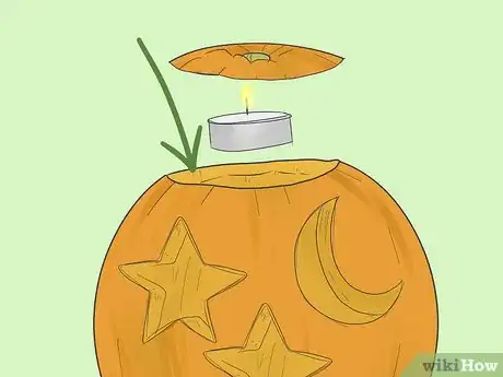 Image titled Carve a Pumpkin Using Cookie Cutters Step 13