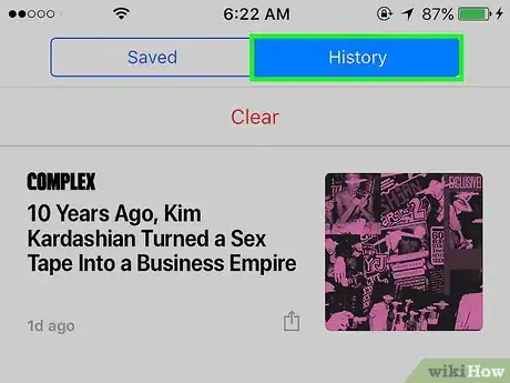 Image titled View Your News History on an iPhone Step 3