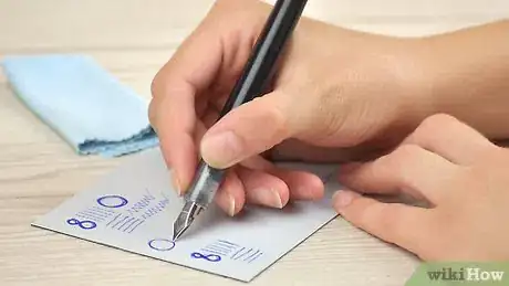 Image titled Polish the Nib on a Fountain Pen Step 11