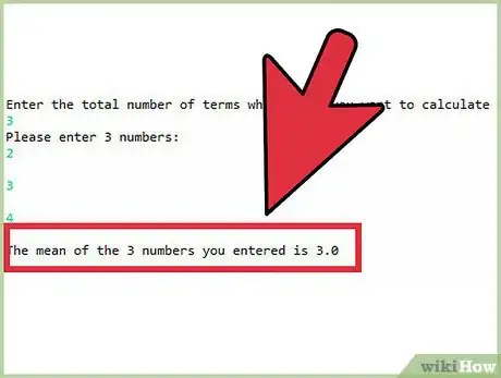 Image titled Write a Program in Java to Calculate the Mean Step 4