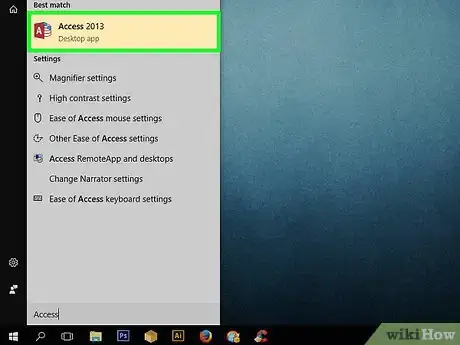 Image titled Open an Access Database in Exclusive Mode in Access 2013 Step 1