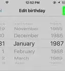 Add Your Birthday on Twitter on iPhone or iPad