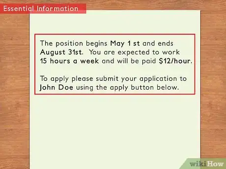 Image titled Write a Job Description for an Intern Step 8
