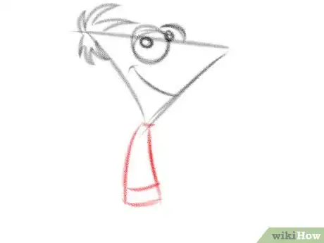 Image titled Draw Phineas Flynn from Phineas and Ferb Step 5