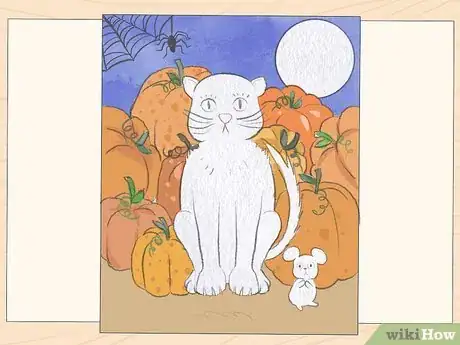 Image titled Paint a Scared Halloween Cat Step 5