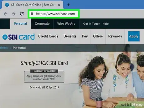 Image titled Cancel an SBI Credit Card Step 1