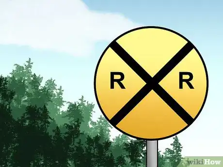 Image titled Cross a Railroad Crossing Step 1