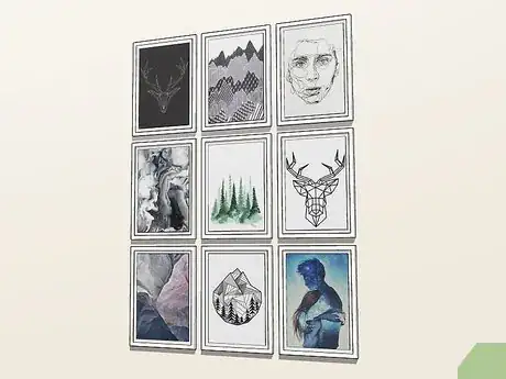 Image titled Hang a Grid Gallery Wall Step 16