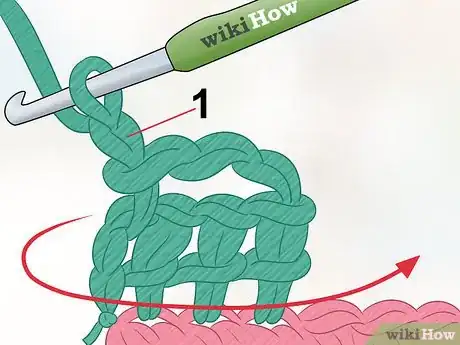 Image titled Crochet the Reverse Shell Stitch Step 7