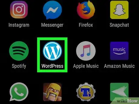 Image titled Edit a Post Page in WordPress on Android Step 1