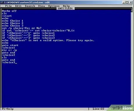 Image titled Create Options or Choices in a Batch File Step 27