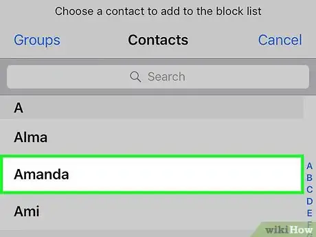 Image titled Block a Number on the iPhone Step 5