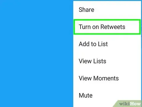 Image titled Turn Off Retweets for a Specific User Step 5