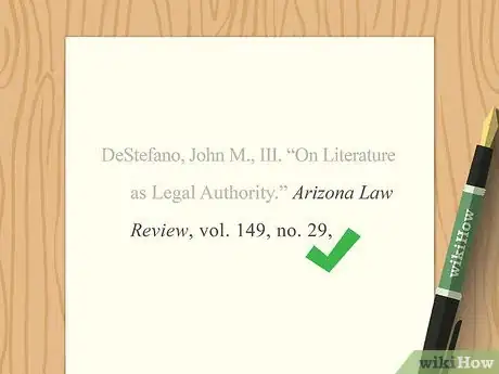 Image titled Cite Law Review Articles Step 7