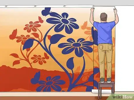Image titled Hang Mural Wallpaper Step 14