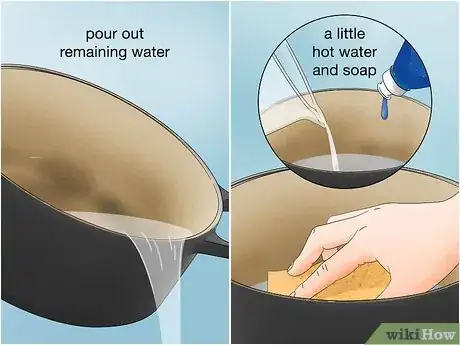 Image titled Clean an Enameled Cast Iron Dutch Oven Step 5