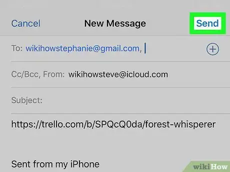 Image titled Share a Trello Board on iPhone or iPad Step 7