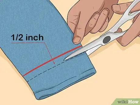 Image titled Hem Jeans with Hot Glue Step 9