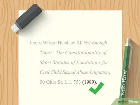 Image titled Cite Law Review Articles Step 4
