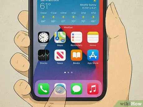 Image titled Move the Safari Address Bar from the Bottom to the Top of Your Screen Step 1