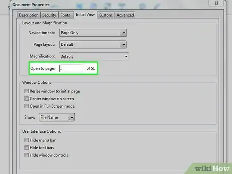 Image titled Set the Opening View of a PDF in Acrobat Professional Step 6